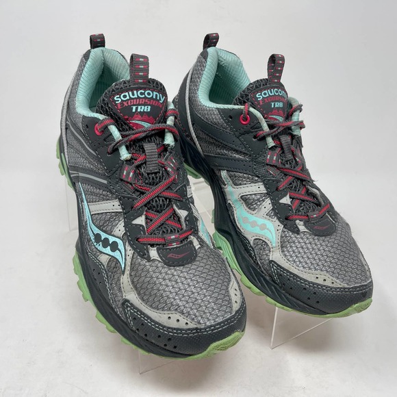 Saucony Excursion TR8 Women's Sz 8 Gray Running Shoes 824:J.8.2 - Picture 3 of 12